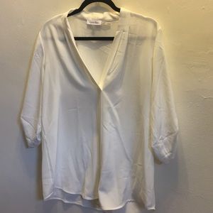 Calvin Klein white blouse